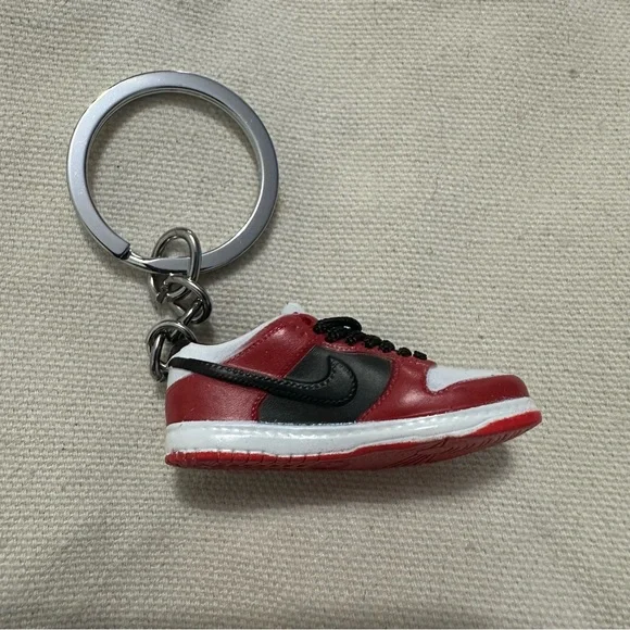 Nike Red and Black Sneaker Keychain - Picture 2 of 4